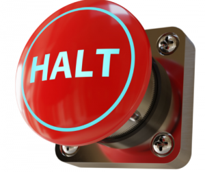 HALT BUTTON